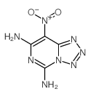 8-硝基四唑并[1,5-c]嘧啶-5,7-二胺 结构式