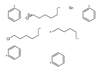 Stannane, 1,6-hexanediylbis[(6-chlorohexyl)diphenyl- (9CI) 结构式