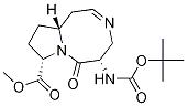 (5S,8S,10aR,Z)-5-(Boc-氨基)-6-氧代-1,4,5,6,8,9,10,10a-八氢吡咯并[1,2-a][1,5]二氮芳辛-8-甲酸甲酯 结构式