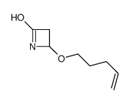 2-Azetidinone,4-(4-pentenyloxy)-(9CI) 结构式