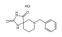 7-苄基-1,3,7-三氮杂螺[4.5]癸烷-2,4-二酮盐酸盐 结构式