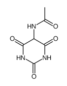 N-(2,4,6-三氧代-1,3-二氮杂环己-5-基)乙酰胺 结构式