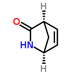 (1S)-(+)-2-氮杂双环[2.2.1]庚-5-烯-3-酮 结构式