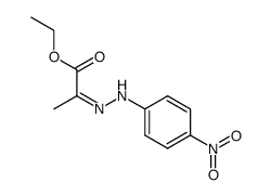 ethyl (2Z)-2-[(4-nitrophenyl)hydrazinylidene]propanoate 结构式