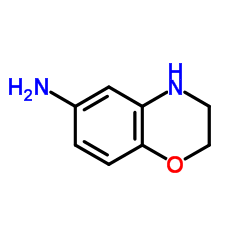 3,4-二氢-2H-1,4-苯并噁嗪-6-胺 结构式