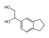1-(2,3-二氢-1H-茚-5-基)-1,2-乙二醇 结构式