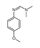 N,N-二甲基-N'-(4-甲氧基苯基)甲脒 结构式