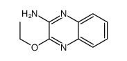 3-乙氧基喹喔啉-2-胺 结构式