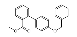 4'-(苄氧基)-[1,1'-联苯]-2-羧酸甲酯 结构式