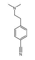 4-(2-二甲氨基乙基)苯甲腈 结构式