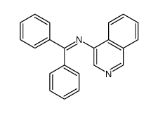 4-Isoquinolinamine, N-(diphenylmethylene)- 结构式