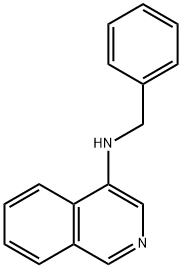 N-(苯甲基)-4-异喹啉胺 结构式