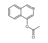 4-乙酸异喹啉酚酯 结构式