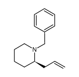 Piperidine, 1-(phenylmethyl)-2-(2-propen-1-yl)-, (2R)- 结构式