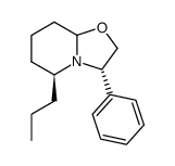5H-Oxazolo[3,2-a]pyridine, hexahydro-3-phenyl-5-propyl-, (3S,5S)- 结构式