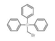 溴甲基(三苯基)硅烷 结构式