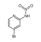 4-溴-N-硝基-2-吡啶胺 结构式