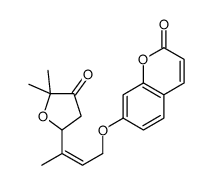 2'',3''-dihydrogeiparvarin 结构式