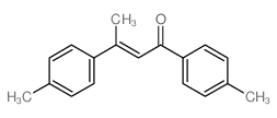 1,3-二(4-甲基苯基)-2-丁烯-1-酮 结构式