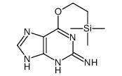 2-氨基-6-[2-(三甲基硅基)乙氧基]嘌呤 结构式