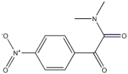 N,N-二甲基-2-(4-硝基苯基)-2-氧代乙酰胺 结构式