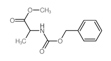 CBZ-D-丙氨酸甲酯 结构式