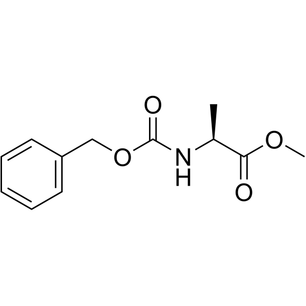 Z-L-丙氨酸甲酯 结构式