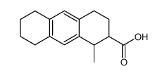 2-Anthracenecarboxylic acid, 1,2,3,4,5,6,7,8-octahydro-1-methyl- 结构式