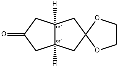 顺式-四氢-1'H-螺[[1,3]二氧戊环-2,2'-戊搭烯]-5'(3'H)-酮 结构式