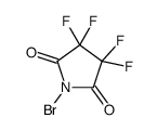 1-溴-3,3,4,4-四氟吡咯烷-2,5-二酮 结构式
