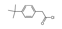 4-叔丁基苯乙酰氯 结构式