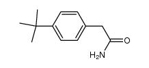 4-叔丁基苯乙酰胺 结构式