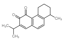 2-isopropyl-5,6,7,8-tetrahydro-8-methyl-3,4-phenanthrenedione 结构式