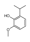 2-甲氧基-6-异丙基苯酚 结构式
