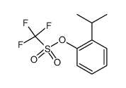 2-异丙基苯基三氟甲磺酸酯 结构式