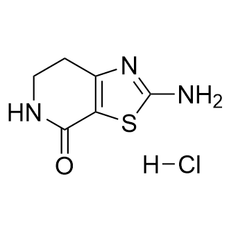 2-氨基-6,7-二氢噻唑并[5,4-c]吡啶-4(5H)-酮盐酸盐 结构式