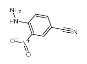 4-肼基-3-硝基苯甲腈 结构式