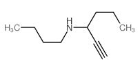 N-丁基-1-己炔-3-胺 结构式