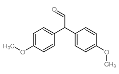 Bis(p-methoxyphenyl)acetaldehyde 结构式