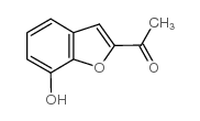 2-乙酰-7-羟基苯并呋喃 结构式