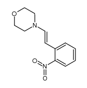 Morpholine, 4-[2-(2-nitrophenyl)ethenyl]-, (E)- (9CI) 结构式