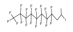 1,1,1,2,2,3,3,4,4,5,5,6,6,7,7,8,8-十七氟-10-碘十一烷 结构式