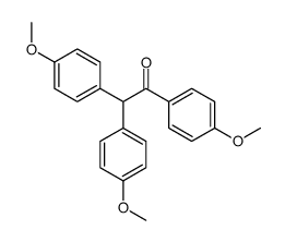 Ethanone, 1,2,2-tris(4-methoxyphenyl)- 结构式