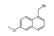 1-溴甲基-6-甲氧基萘 结构式
