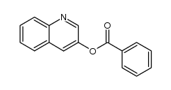 3-Quinolinol, 3-benzoate 结构式