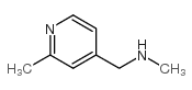 N-甲基-1-(2-甲基吡啶-4-基)甲胺 结构式
