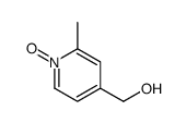2-甲基-4-羟甲基吡啶氮氧化物 结构式