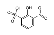 2-羟基-3-硝基苯磺酸 结构式