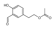 3-甲酰基酪醇α-乙酸酯 结构式
