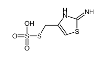 硫代硫酸 S-[(2-氨基-4-噻唑基)甲基]酯 结构式